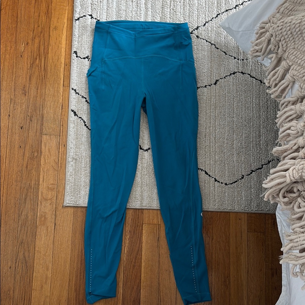 Lululemon Teal Workout Leggings